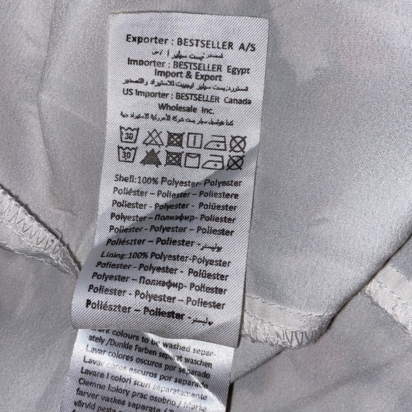 VERO Moda Women's White  Butterfly Mid Sleeve 3/4 Kimono/Cardigan (Size Small) - Picture 7 of 7